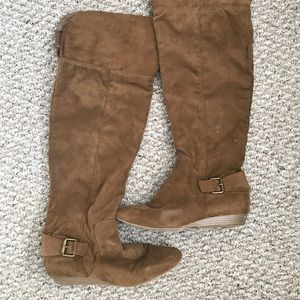 Tan Knee-High Boots
